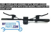 Mercane electric scooter handle assembly complete with display and stem mount, throttle, hand grips and brake levers